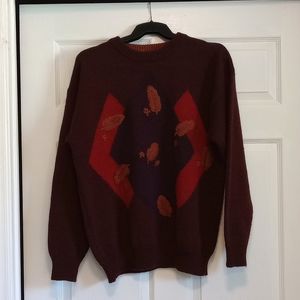Vintage grandma core sweater.